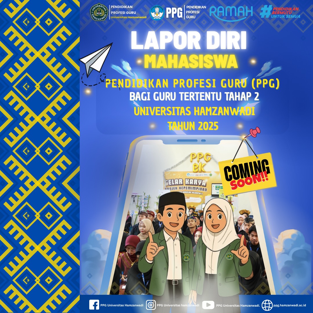 Lapor Diri Pendidikan Profesi Guru (PPG) bagi Guru Tertentu (Dalam Jabatan) Tahap II Tahun 2025