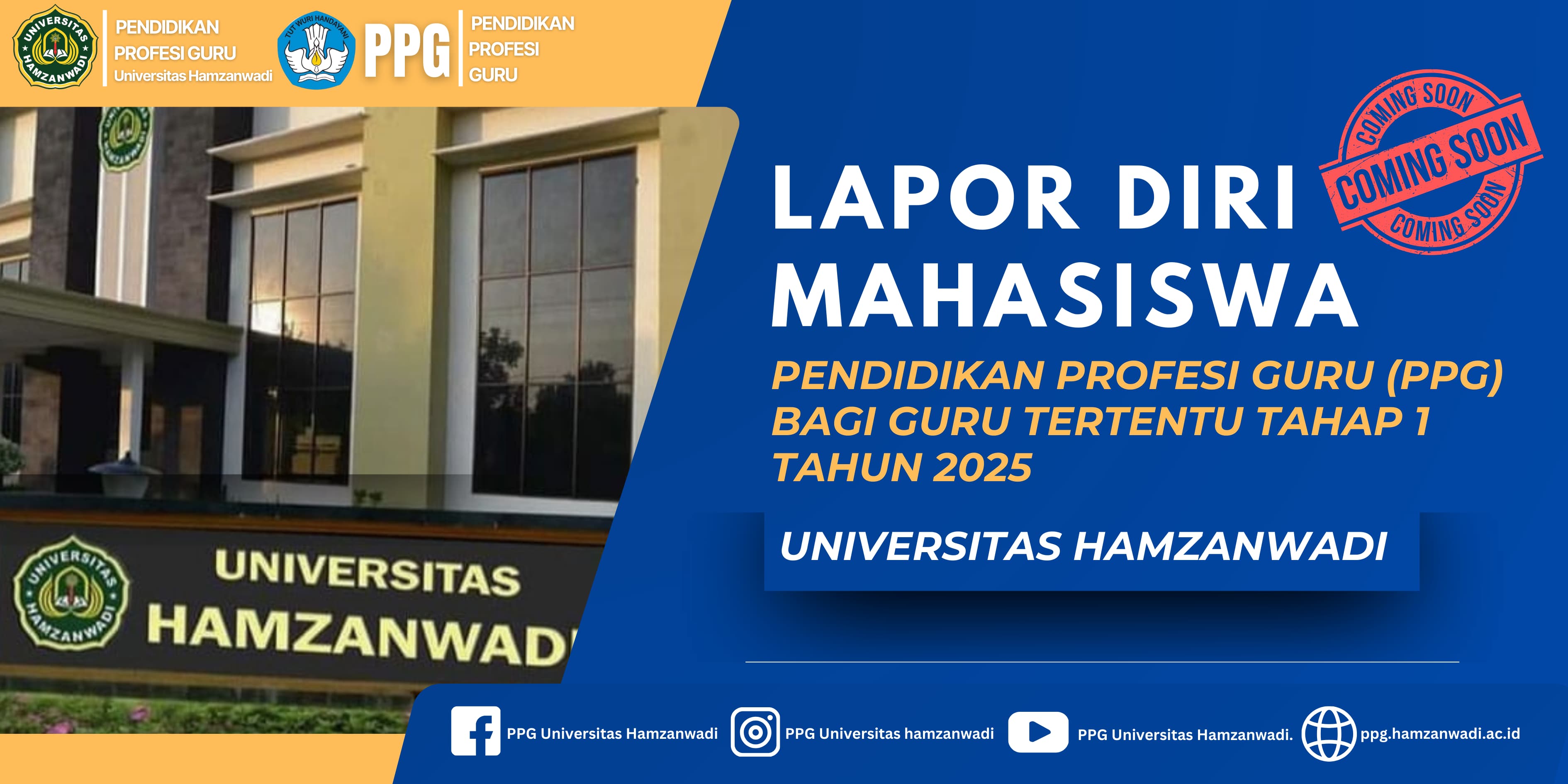 Lapor Diri Pendidikan Profesi Guru (PPG) bagi Guru Tertentu (Dalam Jabatan) Tahap I Tahun 2025