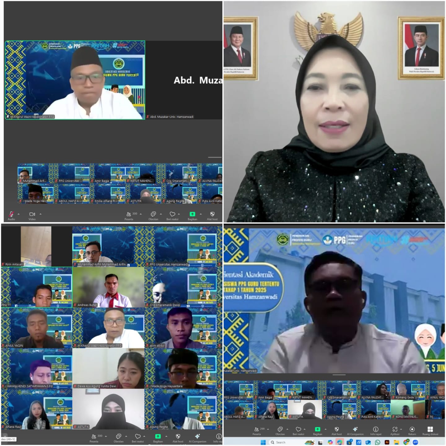 Universitas Hamzanwadi Gelar Orientasi Akademik Mahasiswa PPG Guru Tertentu Tahap II Tahun 2025